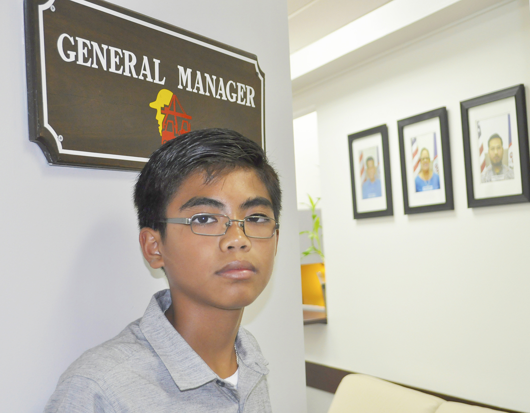 Island Leadership Day Counter-part General Manager Bryce Santos.